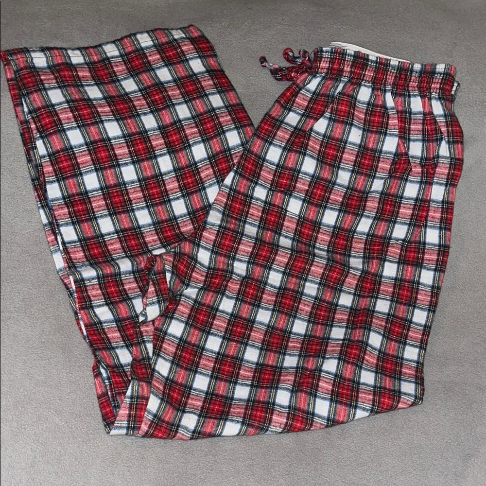 Cozy Red Plaid Women's Flannel Pajama Pants
